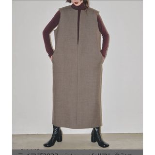 トゥデイフル(TODAYFUL)のDoubleface Wool Keyneck Dress(ロングワンピース/マキシワンピース)