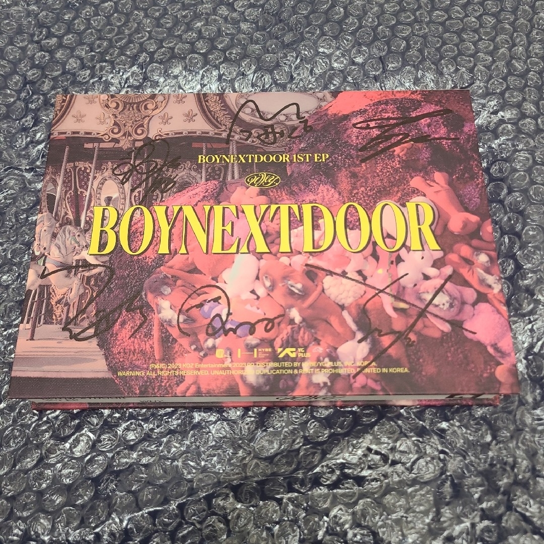 BOYNEXTDOOR サイン入り CDアルバム ボーイネクストドアの通販 by 明日