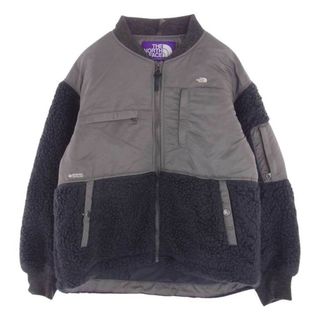 ザノースフェイス(THE NORTH FACE)のTHE NORTH FACE ノースフェイス ジャケット NA2151N PURPLE LABEL パープルレーベル Wool Boa Fleece Denali Jacket ウール ボア フリース デナリジャケット グレー系 WS【中古】(その他)