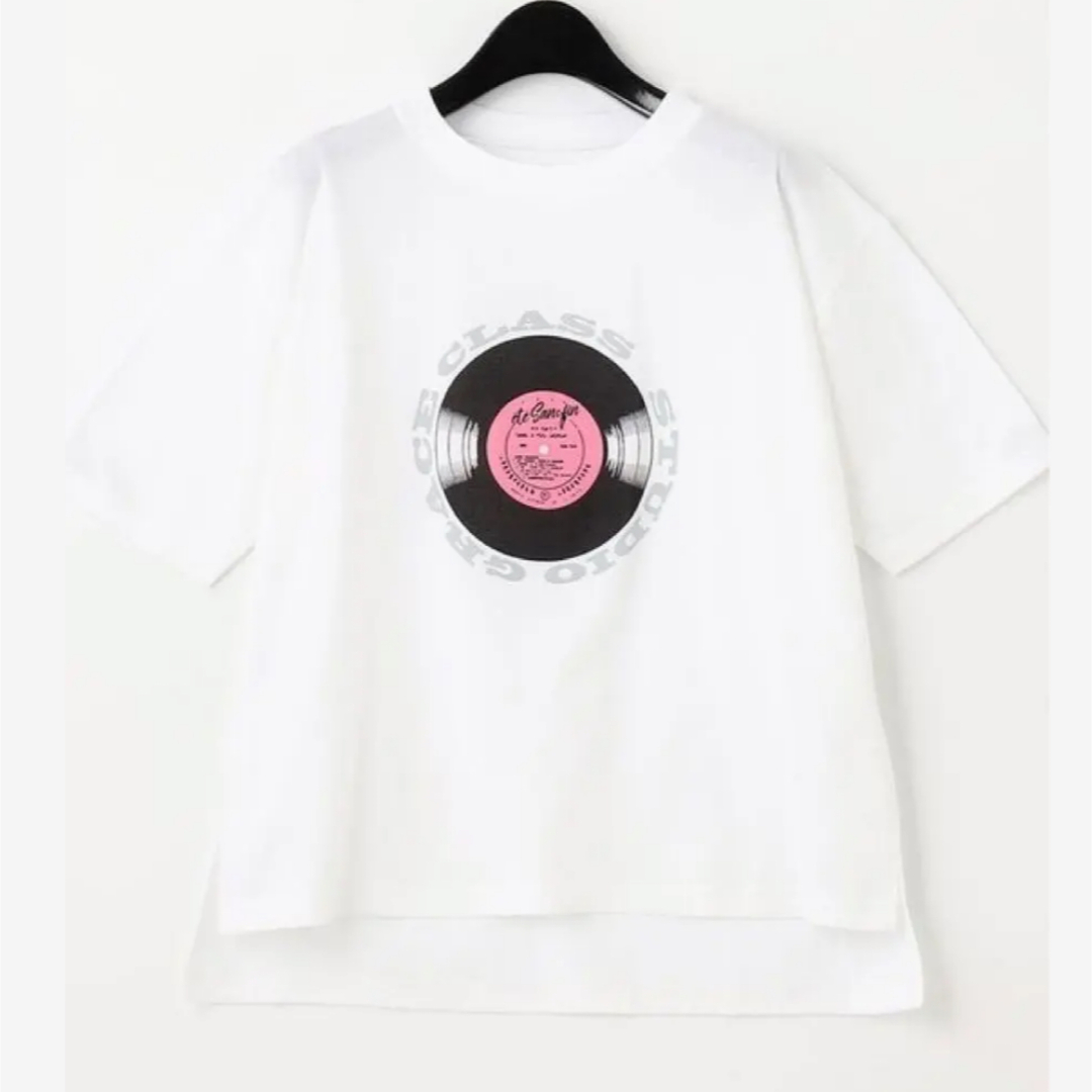 新品　今期　グレースコンチネンタル　レコードプリントTシャツ