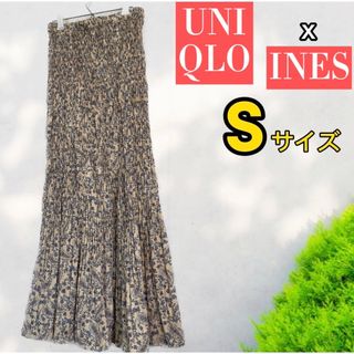 ユニクロ(UNIQLO)の【UNIQLO】イネス　ロングスカート　ツイストプリーツ　ユニクロ　ペイズリー(ロングスカート)