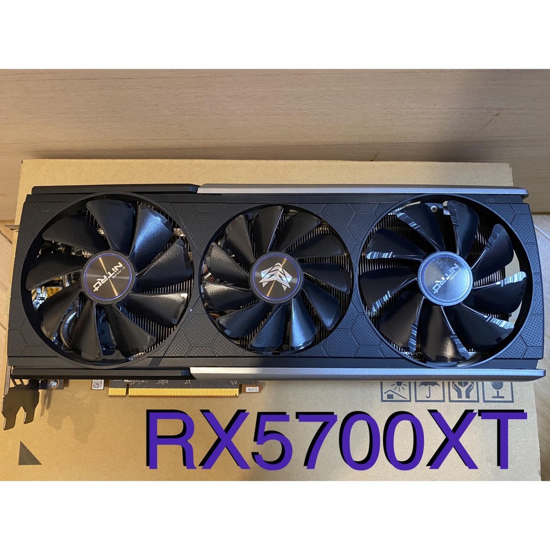 【動作品】SAPPHIRE NITRO+ RADEON RX5700XTスマホ/家電/カメラ