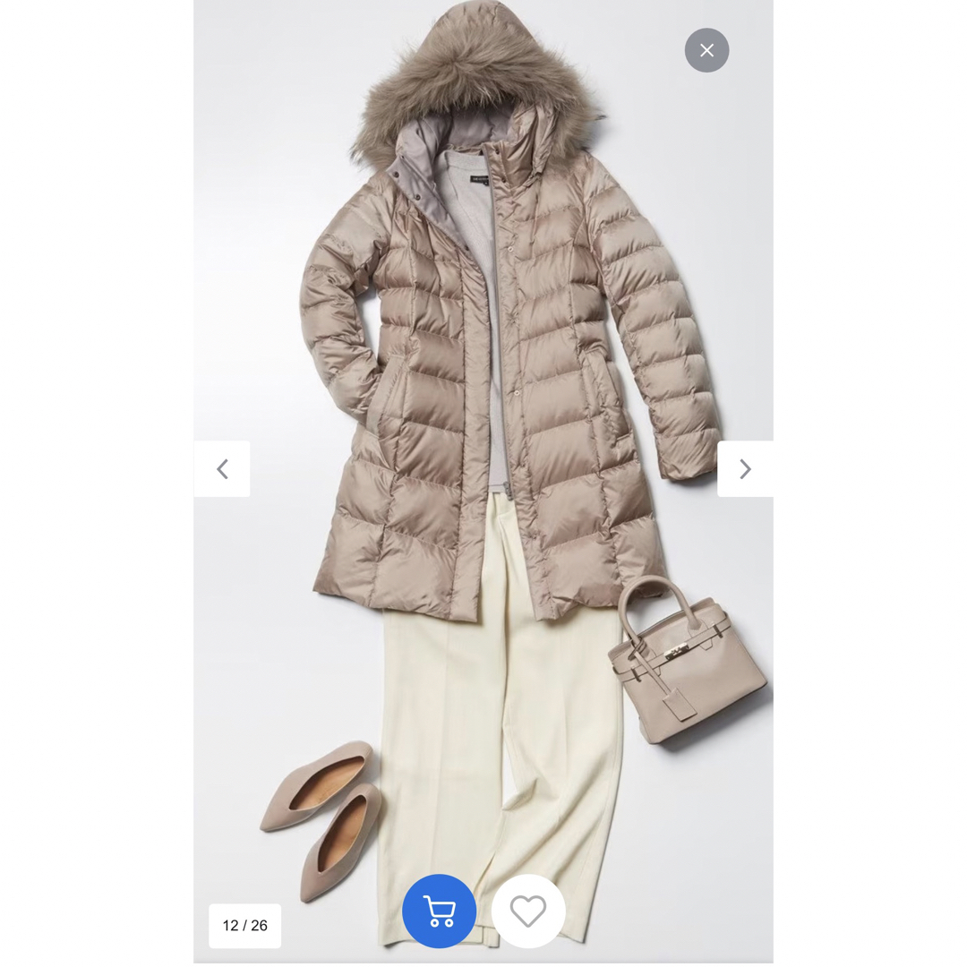 23区 3way洗えるロングダウンコート40☆美品
