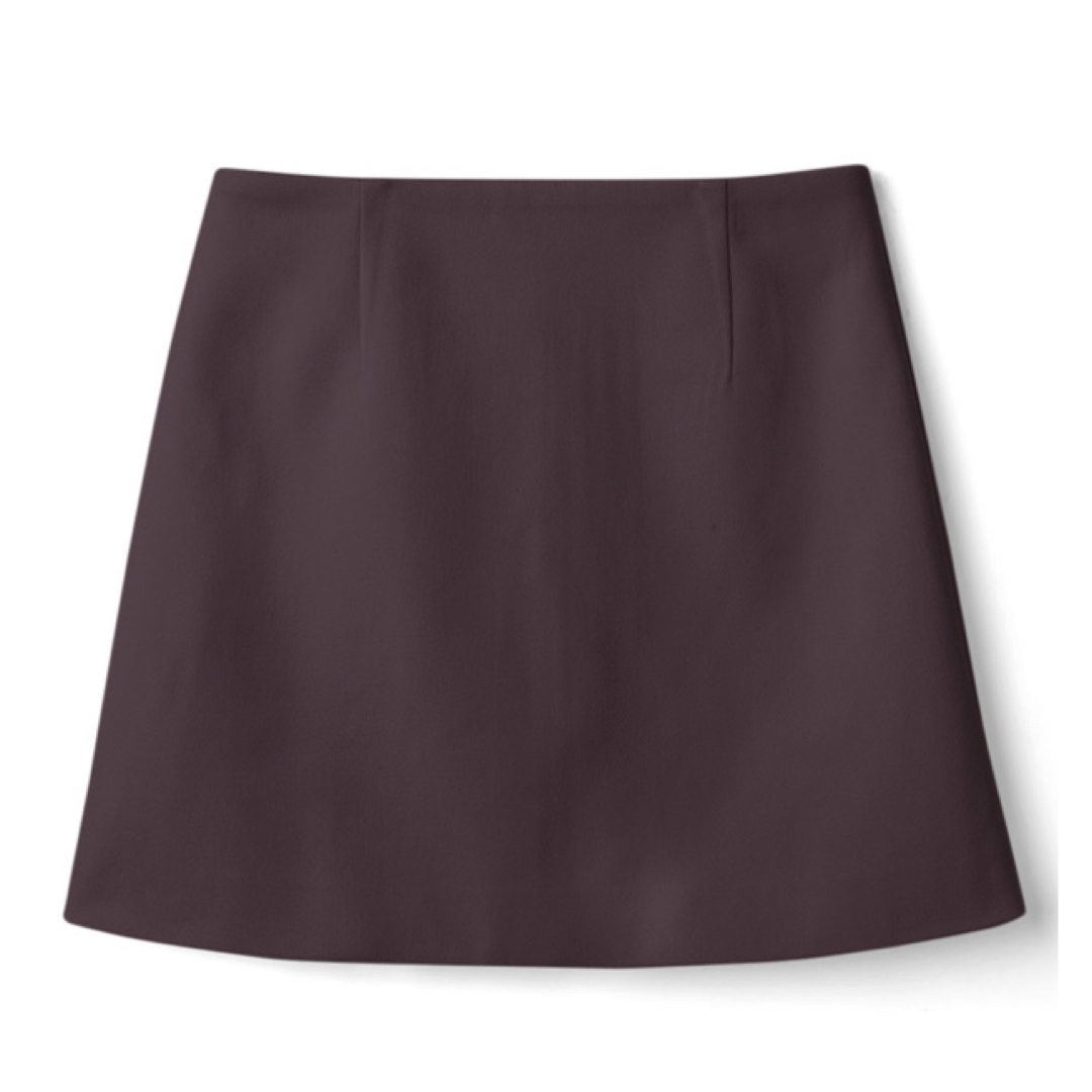 GRL(グレイル)のGRL 起毛台形ミニスカート ブラウン レディースのスカート(ミニスカート)の商品写真