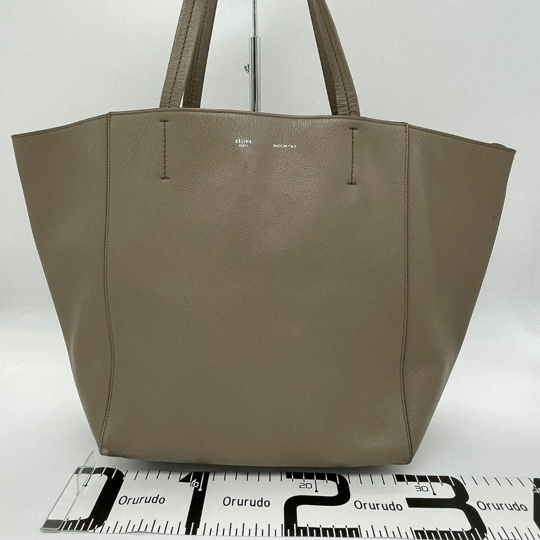 CELINE セリーヌ カバファントム　スモール ハンドバッグ ベージュ レザー