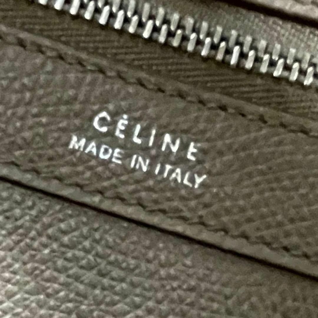 CELINE セリーヌ カバファントム　スモール ハンドバッグ ベージュ レザー