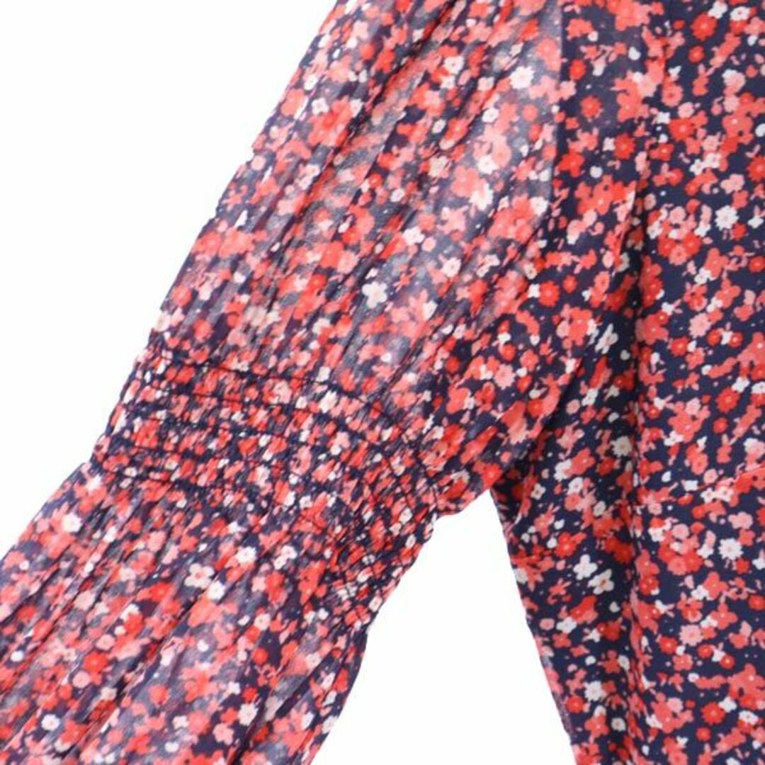 Michael Kors - マイケルコース プリーツ 花柄 ワンピース M ピンク