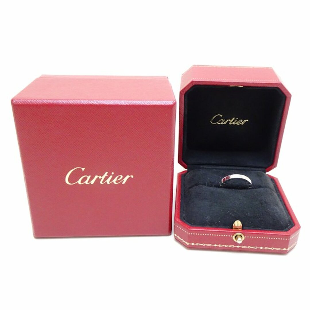 Cartier(カルティエ)のCARTIER カルティエ ラニエール リング 指輪 #53 13号 K18WG ホワイトゴールド/290602【中古】【BJ】 レディースのアクセサリー(リング(指輪))の商品写真