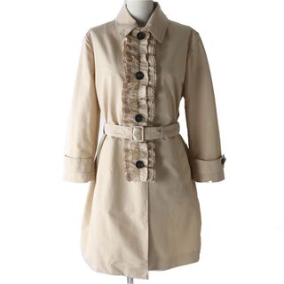 PRADA - 美品 プラダ PRADA コート トレンチコート ベルト付き 無地