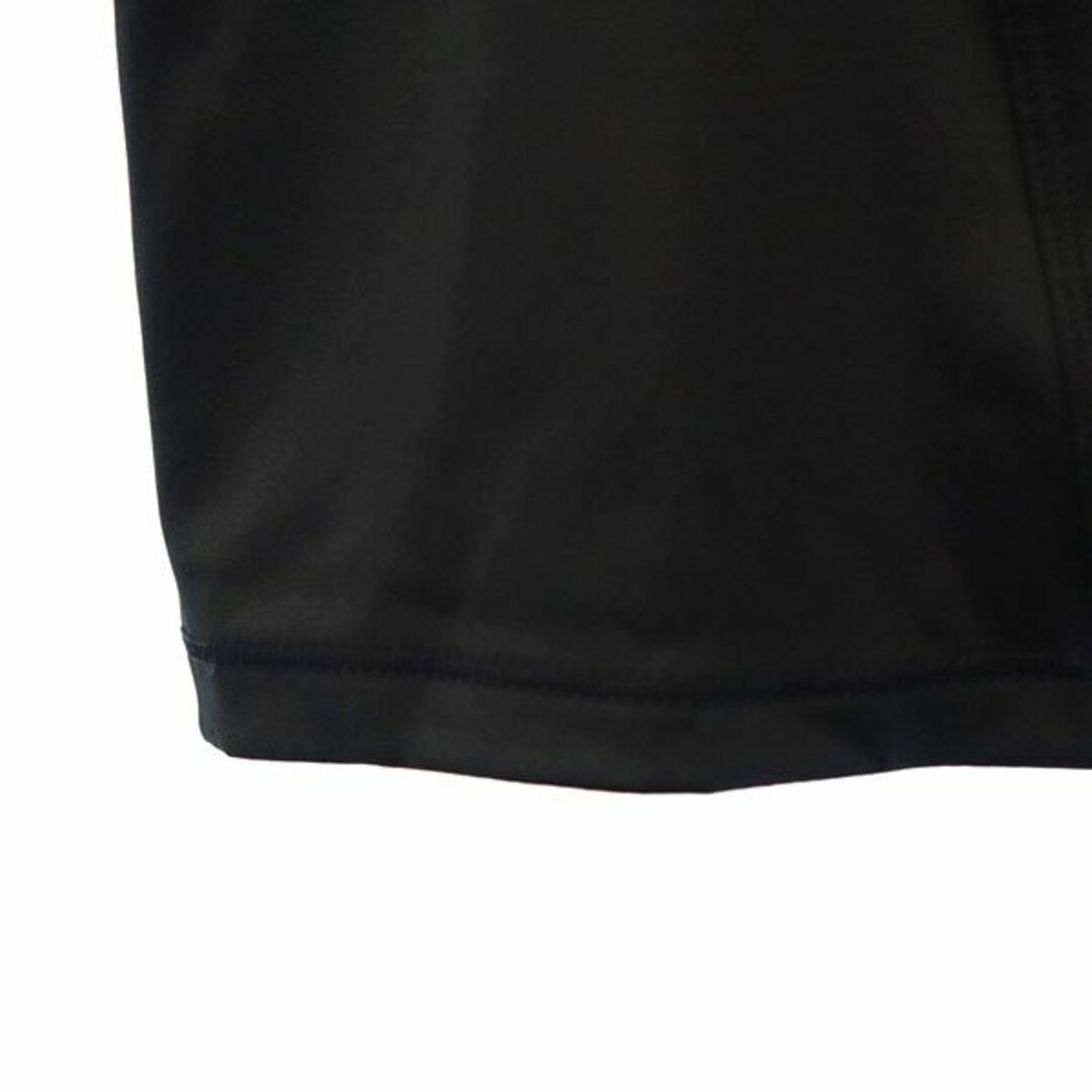 adidas(アディダス)のアディダス 長袖 トレーニング Tシャツ OT ブラック adidas ハイネック ロゴワッペン レディース 古着 【231026】 メール便可 レディースのトップス(Tシャツ(長袖/七分))の商品写真