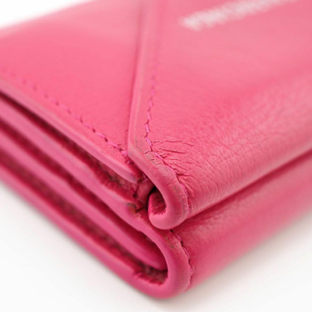Balenciaga(バレンシアガ)のバレンシアガ 391446 ペーパーミニ 三つ折り財布 ピンク レディース レディースのファッション小物(財布)の商品写真