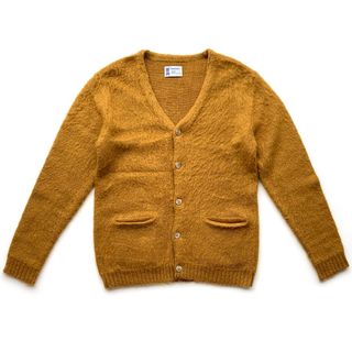 Battenwear / バテンウェア | USA製 Lodge Cardigan ポリエステル フリース Vネック ダブルジップ ロッジ カーディガン | S | ネイビー | メンズ