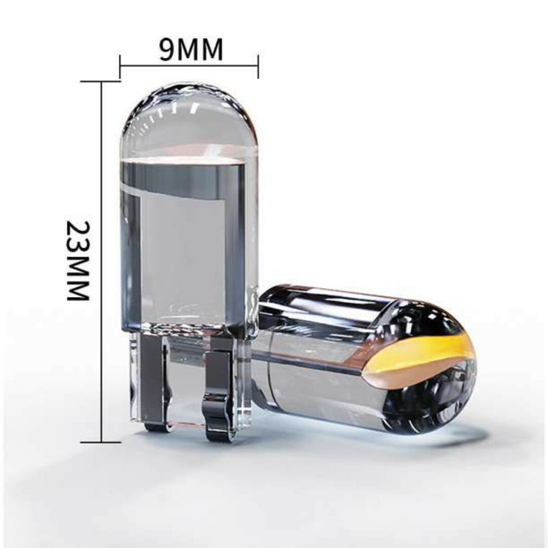 4個 LED クリア 6000K 白 T10 超高輝度 ホワイト 自動車/バイクの自動車(汎用パーツ)の商品写真