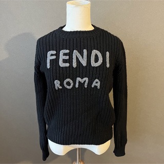 FENDI - FENDI フェンディ 100%ウール ロゴセーターの通販｜ラクマ