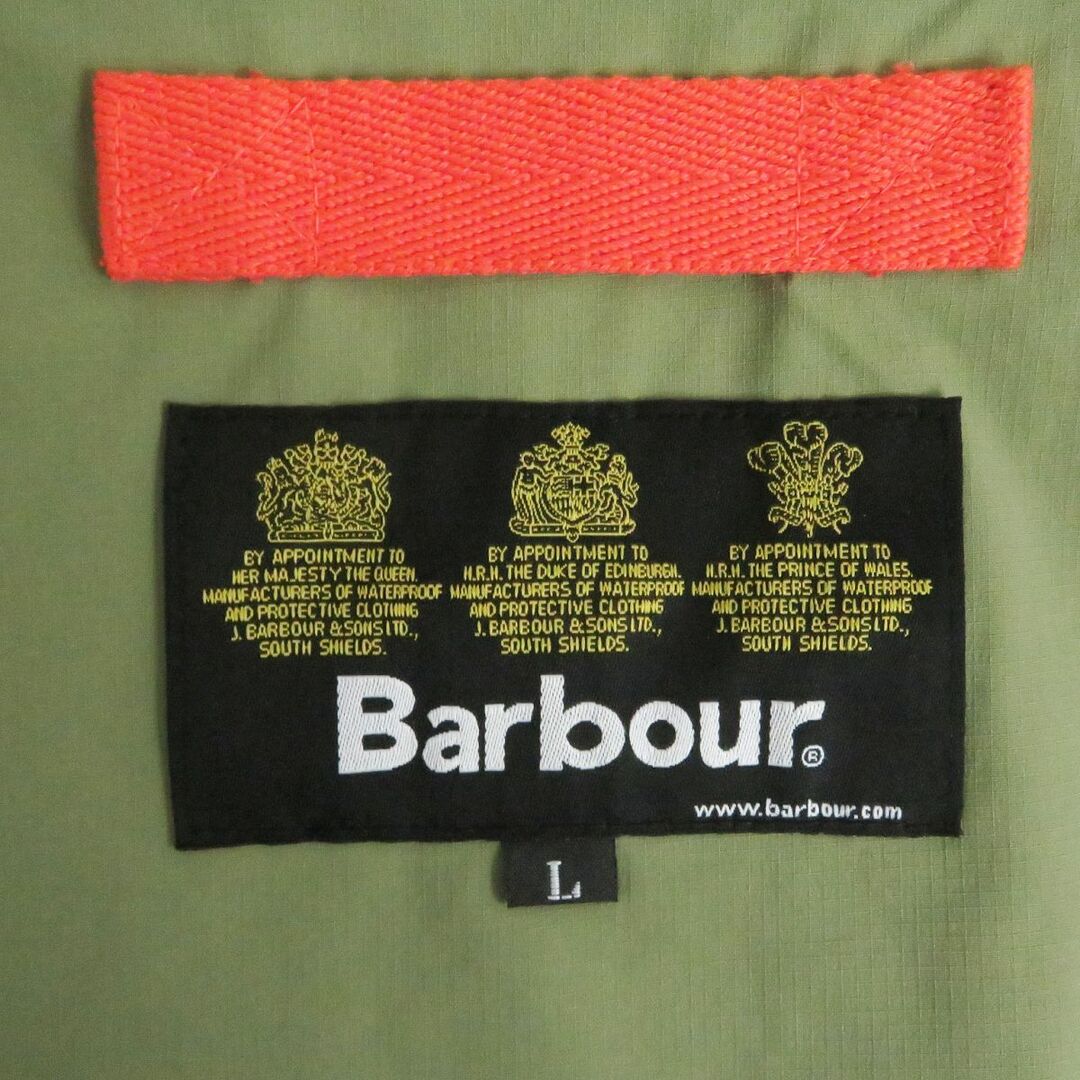 極美品□Barbour/バブアー 2001151 PEMBROKE ペンブローク WZIP フーデッド マウンテンパーカー/ブルゾンジャケット カーキ L 正規品 6