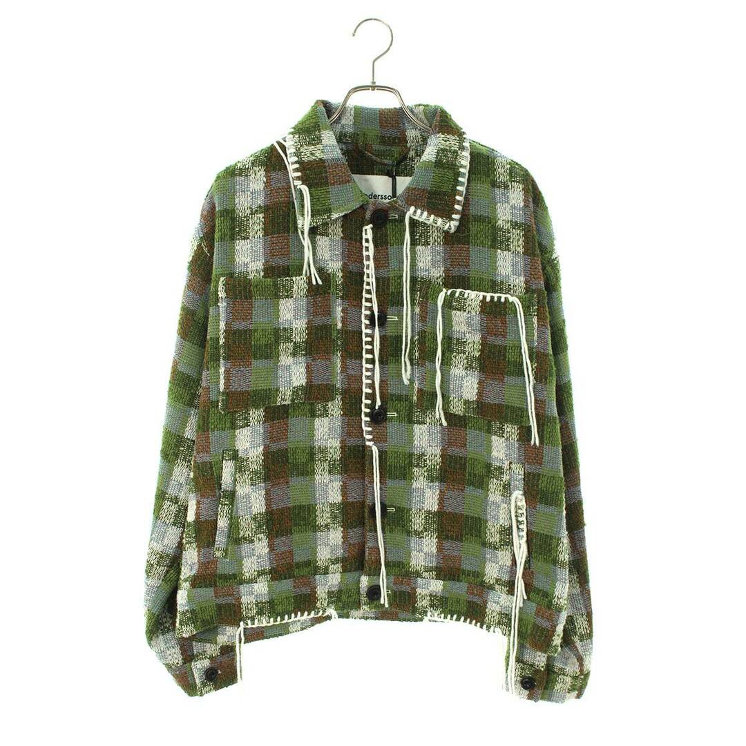 アンダースンベル  KENLEY CHECK WORK JACKET ケンリーチェックワークジャケットブルゾン メンズ XL