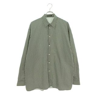 バレンシアガ(Balenciaga)のバレンシアガ  626768 TIL17 ハウンドトゥース長袖シャツ メンズ 37(シャツ)