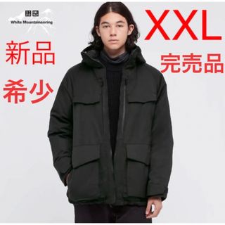 ユニクロ　ハイブリッドダウンパーカ　3XL 黒　クリーニング済