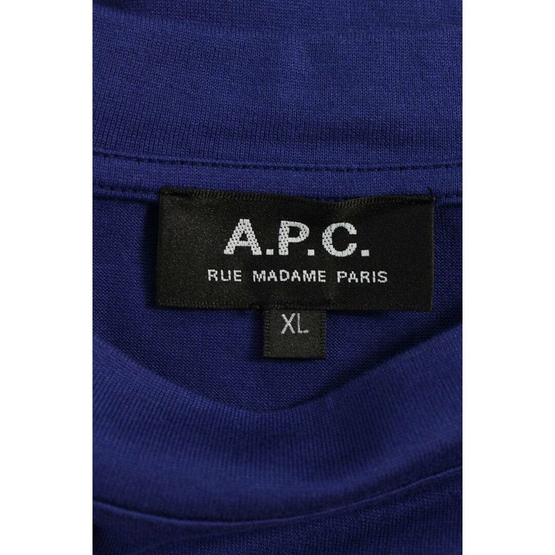 A.P.C(アーペーセー)のアーペーセー  4114413 ロゴプリントTシャツ メンズ XL メンズのトップス(Tシャツ/カットソー(半袖/袖なし))の商品写真