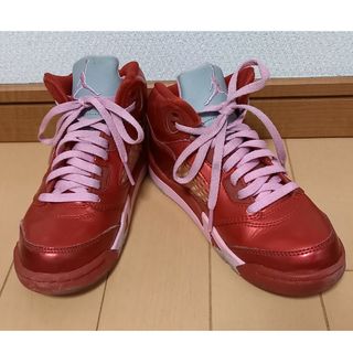 ジョーダン(Jordan Brand（NIKE）)のエアジョーダン Air Jordan 5 Retro レッド メタリック 19(スニーカー)