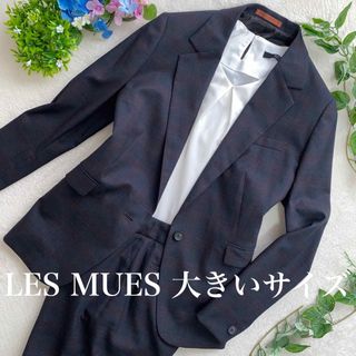 AOKI  LES MUES ブラック パンツスーツ 15号