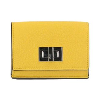 FENDI - フェンディ  ピーカーブー 8M0426 三つ折りレザー財布 メンズ