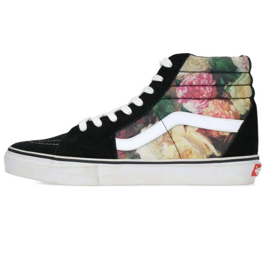 シュプリーム ×バンズ VANS  13SS  Power Corruption & LIES SK8-HI PRO フローラル柄スケーターハイスニーカー メンズ 27.5cm