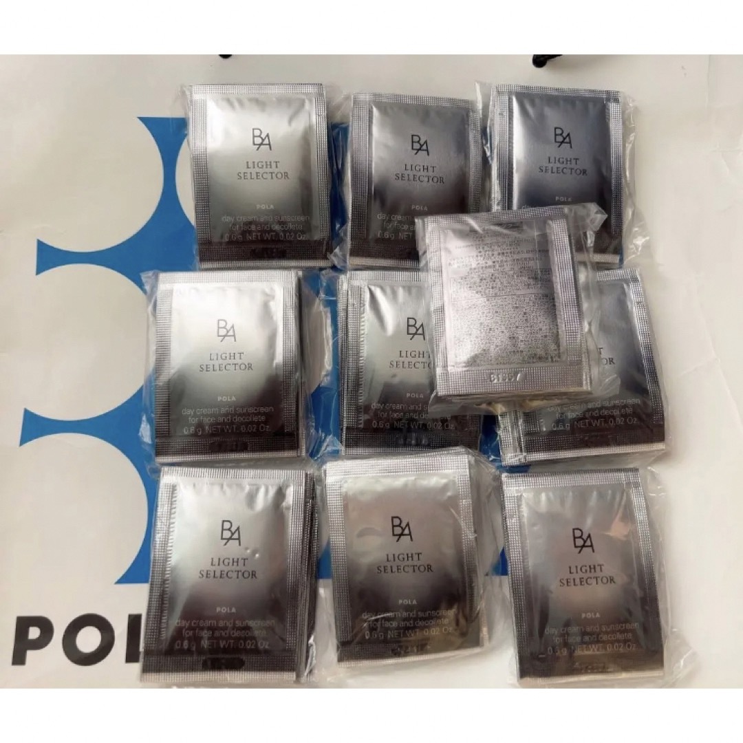 POLA(ポーラ)のPOLA 黒BA ライトセレクター　サンプル  100包 コスメ/美容のボディケア(日焼け止め/サンオイル)の商品写真