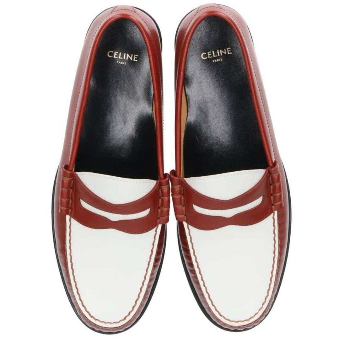 celine(セリーヌ)のセリーヌバイエディスリマン  ルコ バイカラー コインローファー レザーローファー メンズ 40 メンズの靴/シューズ(ドレス/ビジネス)の商品写真