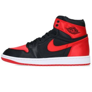 ナイキ(NIKE)のナイキ  WMNS AIR JORDAN 1 HIGH OG SATIN BRED FD4810-061 ウィメンズエアジョーダン1サテンブレッドスニーカー レディース 28cm(スニーカー)