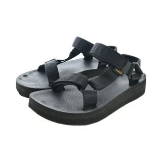 テバ(Teva)のTeva テバ サンダル 22cm 黒 【古着】【中古】(サンダル)