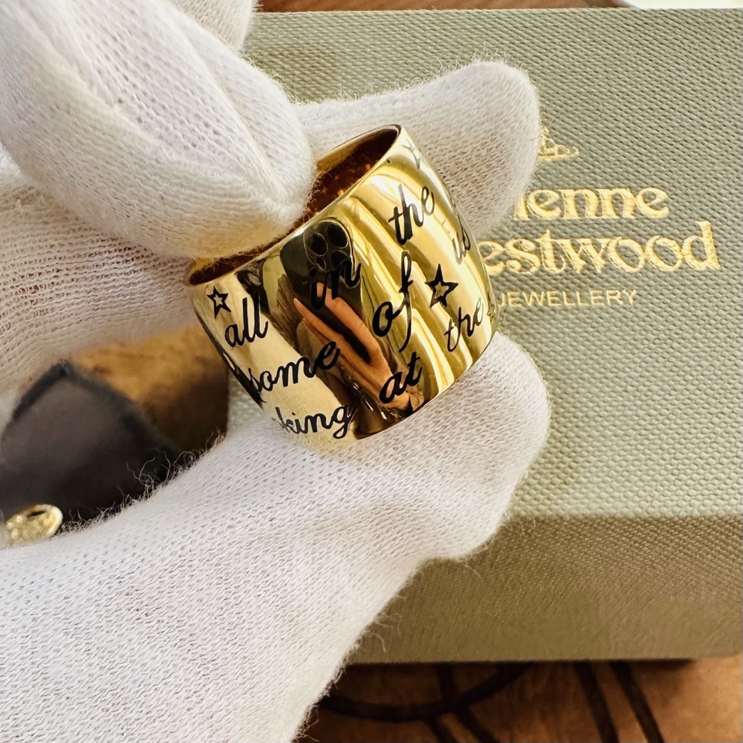 Vivienne Westwood(ヴィヴィアンウエストウッド)の美品レアVivenneWeswood オスカーリングM レディースのアクセサリー(リング(指輪))の商品写真