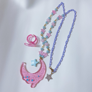 Angelic Pretty Melty Moon ネックレス　リング