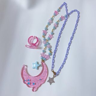 アンジェリックプリティー(Angelic Pretty)のAngelic Pretty Melty Moonネックレス リメイク品(ネックレス)