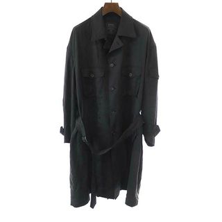 ヨウジヤマモト(Yohji Yamamoto)のs'yte by Yohji Yamamoto サイト バイ ヨウジヤマモト BIO-WASH LYOCELL TWILL OVERSIZE MILITARY COAT オーバーコート ブラック 3(その他)