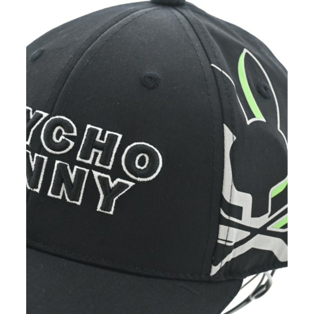 Psycho Bunny(サイコバニー)のPsycho Bunny サイコバニー キャップ F 黒 【古着】【中古】 メンズの帽子(キャップ)の商品写真