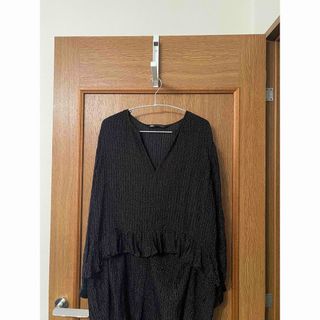 ザラ(ZARA)のドット　シフォンワンピース(ひざ丈ワンピース)