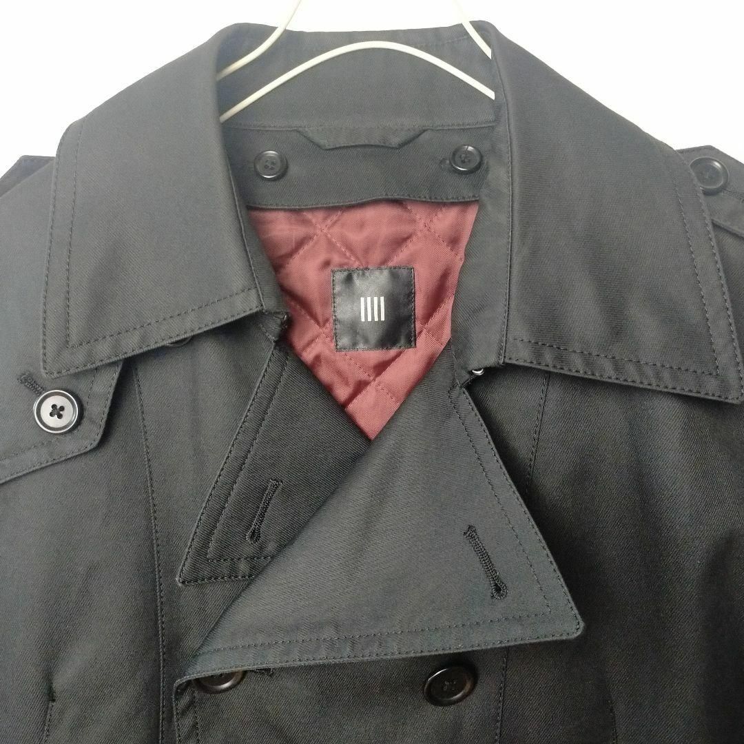 SUIT SELECT スーツセレクト ステンカラーコート ライナー付　LL　黒 メンズのジャケット/アウター(ステンカラーコート)の商品写真