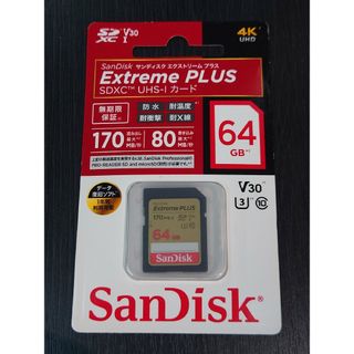 サンディスク(SanDisk)のSanDisk Extreme PLUS SDXC UHS-Iカード 64GB(その他)