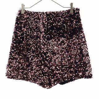 ZARA - 未使用 ザラ スパンコール ショートパンツ L ピンク ZARA ZARA - 未使用 ザラ スパンコール ショートパンツ L ピンク ZARA