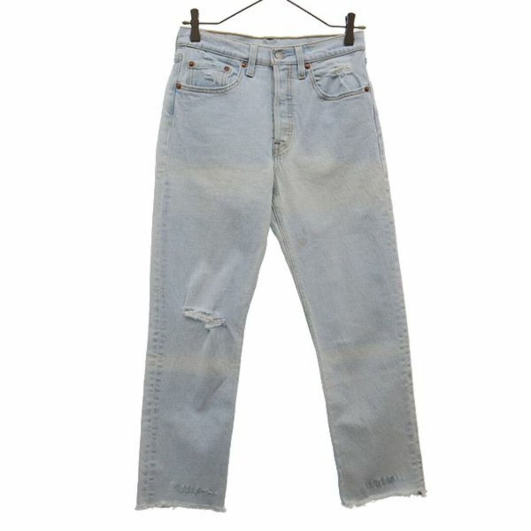 リーバイス 501 スキニー デニムパンツ W26 ブルー Levi's ボタンフライ ジーンズ レディース 【中古】 【231026】 |  フリマアプリ ラクマ