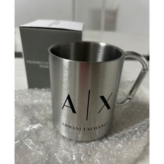 アルマーニエクスチェンジ(ARMANI EXCHANGE)のアルマーニエクスチェンジ　カラビナハンドルステンレスマグ　ノベルティ(グラス/カップ)