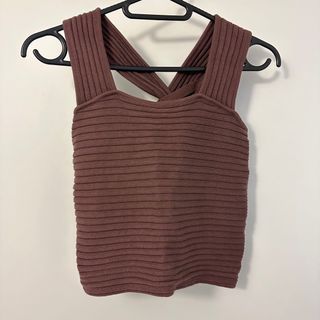 マウジー(moussy)のmoussy トップス ノースリーブ キャミソール ビスチェ(キャミソール)