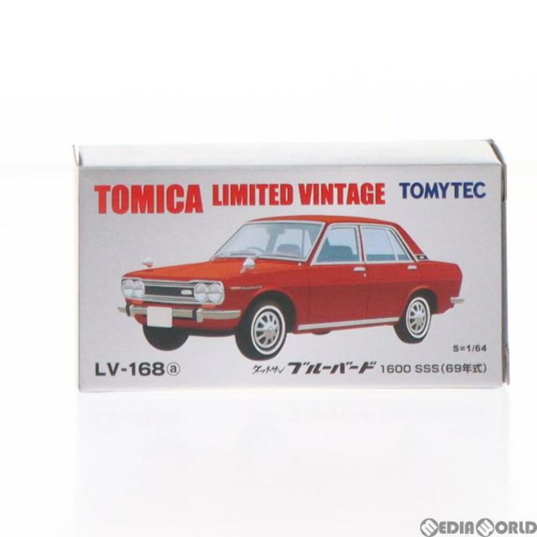 トミカリミテッドヴィンテージ TLV-168a 日産 ブルーバードSSS 69年式(レッド) 1/64 完成品 ミニカー(283362)  TOMYTEC(トミーテック)