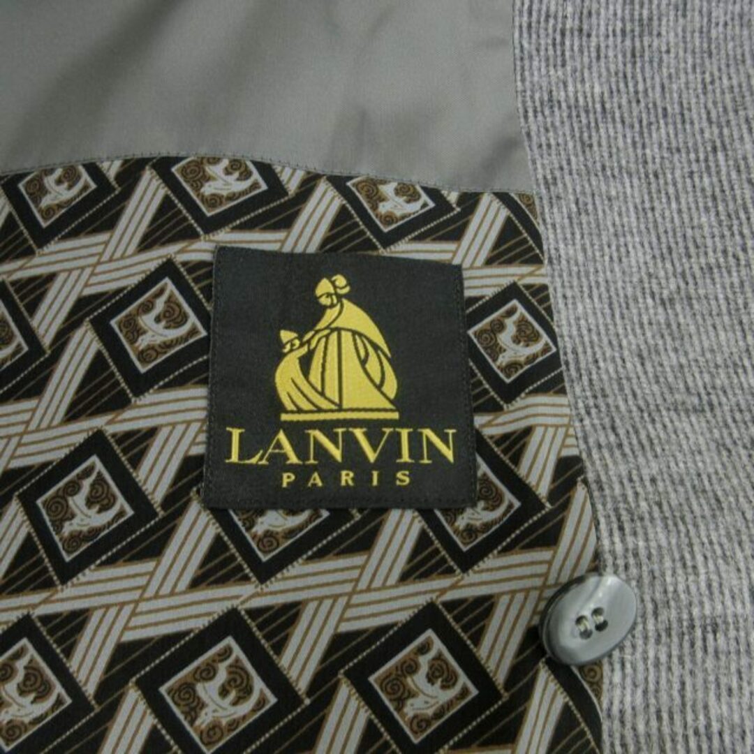 LANVIN(ランバン)のランバン ヴィンテージ チェスターコート ロング ウール ダブル R48-45 メンズのジャケット/アウター(チェスターコート)の商品写真