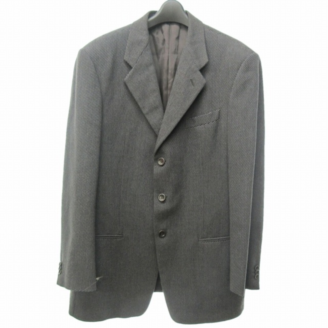 アルマーニ コレツィオーニ 美品 テーラードジャケット ウール 茶色 S50cm身幅