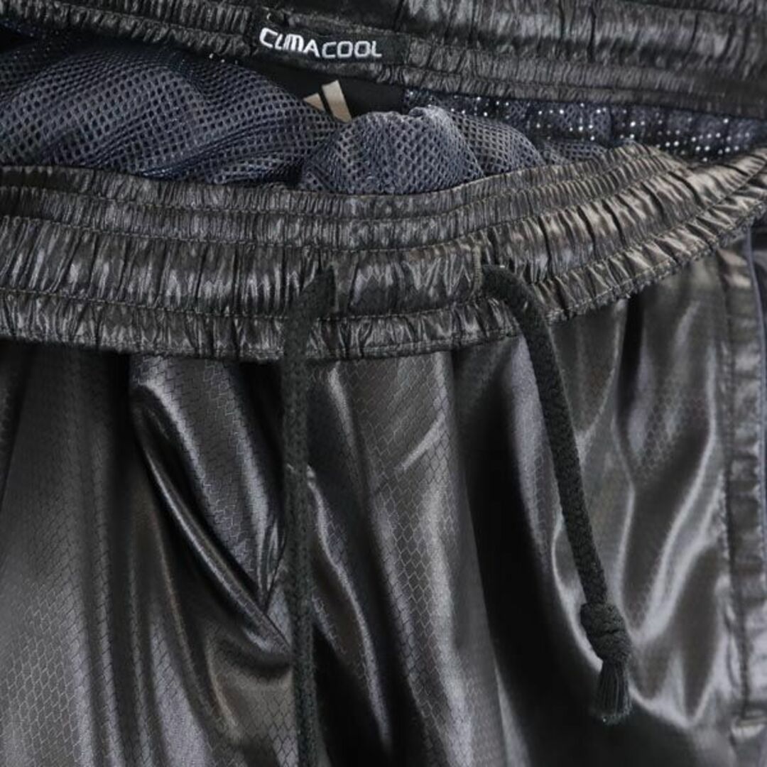 アディダス スポーツ ウインドブレーカー 上下 セットアップ S ブラック系 adidas 裏メッシュ ロゴ メンズ   【231026】 7