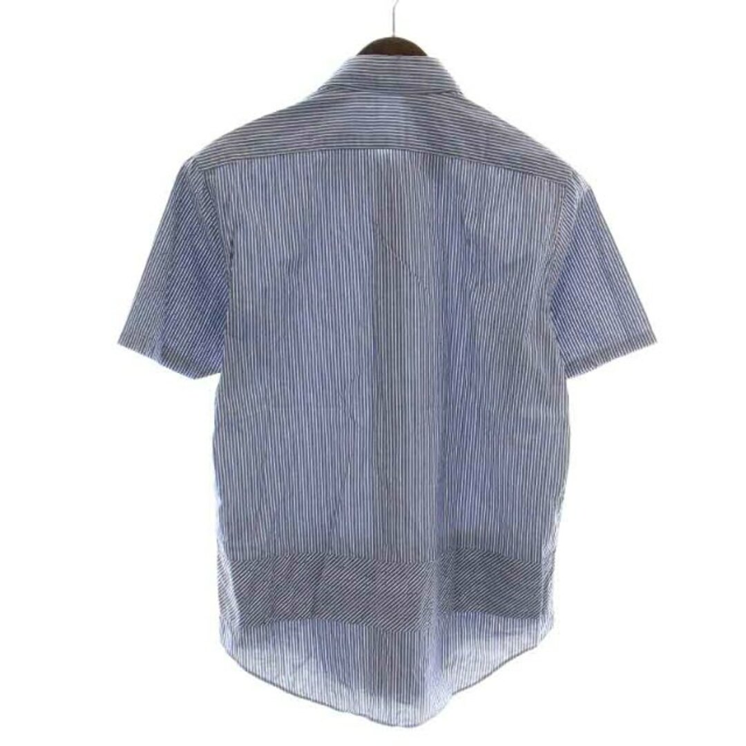 N.HOOLYWOOD シャツ カジュアルシャツ 半袖 36 S 紺 白 1