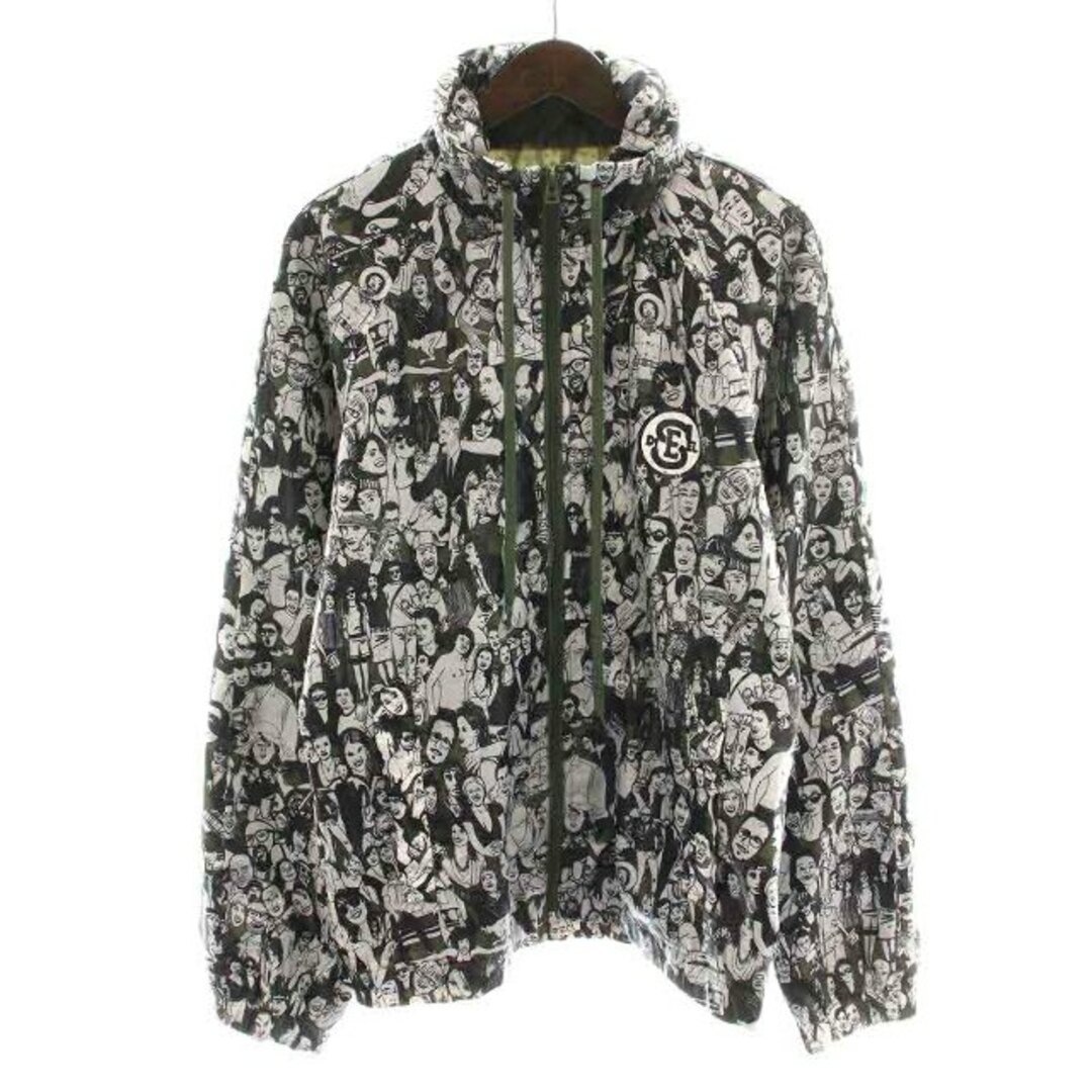 DIESEL - DIESEL パーカー ブルゾン ジャケット ジップアップ L 黒 白