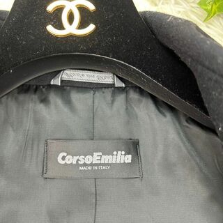 Corso Emilia レディース コート 黒 大きいサイズ 新品タグ付き